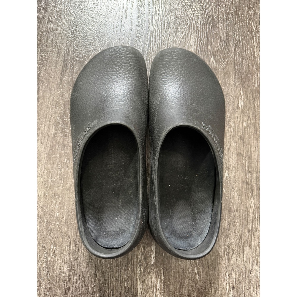 Birkenstock Men's Black Slip On Clogs Shoes Made in Germany Size 43 EU / 10 US - Picture 2 of 9